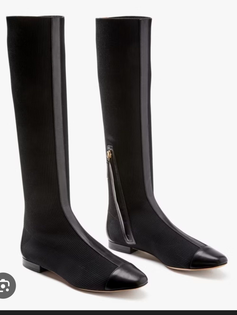 kate spade Black Mikayla Over-the-Knee Zip Boots